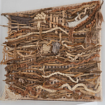 Большая Абстрактное Панно из веток и нитей Dryad Wall Art варинант исполнения - 1 | Loft Concept в Перми