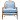 Кресло Ava Classical Armchair light blue velour