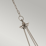 Люстра с прозрачными плафонами из пузырчатого стекла Kichler варинант исполнения - 8 | Loft Concept в Перми