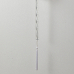 Бра с белым текстильным абажуром и хрустальными подвесками с декоративной кисточкой Lustre Reverie варинант исполнения - 5 | Loft Concept в Перми