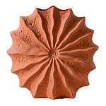 Ваза керамическая в виде круглой терракотовой морской раковины Galapagos варинант исполнения - 1 | Loft Concept в Перми