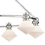 Люстра с ромбовидными плафонами Pointed Diamond Shade варинант исполнения - 1 | Loft Concept в Перми