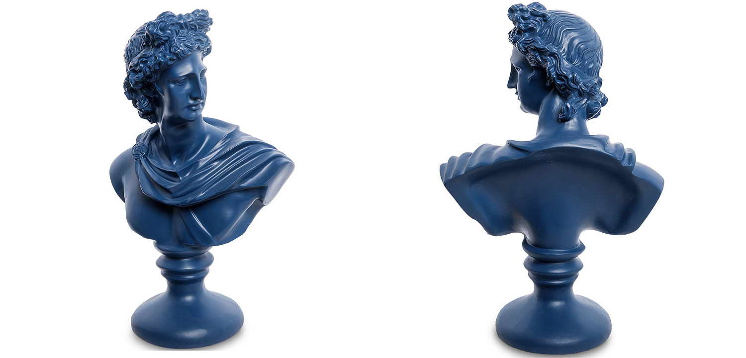 Статуэтка Bust David blue Статуэтка Bust David blue - Loft-Concept в Перми