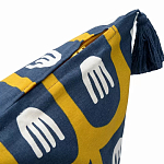 Чехол на подушку с двусторонним принтом и кисточками Ophelia Grove варинант исполнения - 3 | Loft Concept в Перми