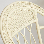 Комплект уличной мебели из ротанга Clara белый варинант исполнения - 3 | Loft Concept в Перми