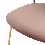 Стул Singer Chair без подлокотников Розовый Велюр варинант исполнения - 6 | Loft Concept в Перми