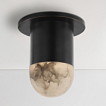 Потолочный светильник светодиодный с плафоном из натурального камня Purgatory варинант исполнения - 1 | Loft Concept в Перми