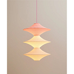 Подвесной вязаный розовый светильник «Звезда Востока 03» варинант исполнения - 3 | Loft Concept в Перми