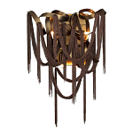 Бра с изогнутыми металлическими лентами и цепочками Atlantis Chain варинант исполнения - 3 | Loft Concept в Перми