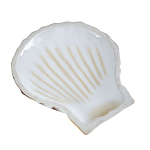 Фигурка из фарфора в виде ракушки морского гребешка Marine Tridacna варинант исполнения - 2 | Loft Concept в Перми