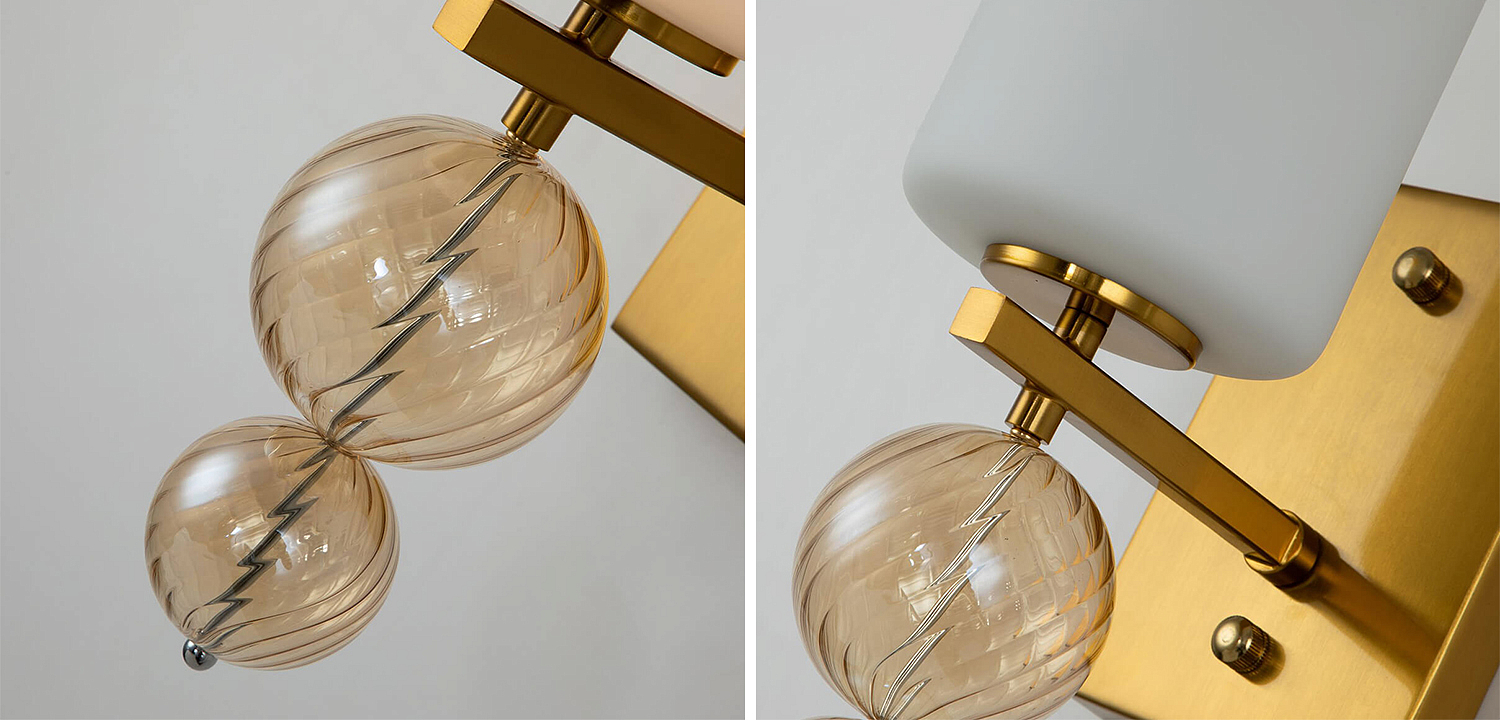 Бра Blown Glass Balloons Wall Lamp Бра Blown Glass Balloons Wall Lamp - Loft-Concept в Перми
