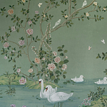 Обои ручная роспись Harpsden blue варинант исполнения - 1 | Loft Concept в Перми