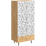 Шкаф с принтом Floral notes варинант исполнения - 1 | Loft Concept в Перми