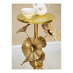 Столик приставной из металла с основанием в виде цветочной композиции Flower Arrangement Table варинант исполнения - 6 | Loft Concept в Перми