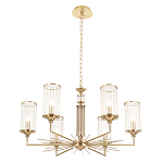 Люстра с 6-ю цилиндрическими стеклянными плафонами Jeanette варинант исполнения - 3 | Loft Concept в Перми