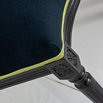 Стул чёрный из натурального бука с изображением птица в саду Blooming Red Birds варинант исполнения - 4 | Loft Concept в Перми