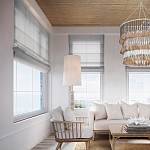 Люстра трехъярусная с декором из круглых деревянных бусин с кисточками Gray Brown Wooden Beads Chandelier варинант исполнения - 4 | Loft Concept в Перми