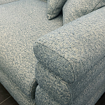 Дизайнерский Диван Lancaster Серо-голубое букле варинант исполнения - 1 | Loft Concept в Перми