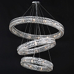 Хрустальная Люстра Элизабет из трех колец Хром  варинант исполнения - 1 | Loft Concept в Перми