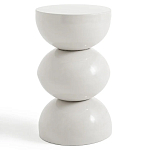 Приставной столик белого цвета Bead варинант исполнения - 1 | Loft Concept в Перми