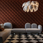 Гипсовая 3D Панель AZTECA варинант исполнения - 1 | Loft Concept в Перми