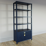 Стеллаж со стеклянными полками Elsa Dreams Blue варинант исполнения - 1 | Loft Concept в Перми