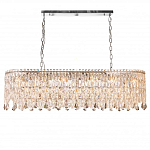 Люстра овальная с хрустальными подвесками Roul Crystal Light варинант исполнения - 4 | Loft Concept в Перми