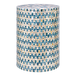 Столик с инкрустацией с перламутровым узором Rona варинант исполнения - 1 | Loft Concept в Перми