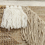 Панно из шерсти и хлопка с узором Beige Calista Cascade варинант исполнения - 3 | Loft Concept в Перми