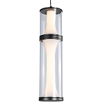 Подвесной светильник со стеклянным плафоном Trina Flask Black Hanging Lamp варинант исполнения - 3 | Loft Concept в Перми