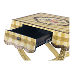 Приставной столик с ящиком в стиле ретро Vintage Rustic Tablecloth варинант исполнения - 3 | Loft Concept в Перми