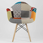 Стул с обивкой в стиле Patchwork варинант исполнения - 2 | Loft Concept в Перми