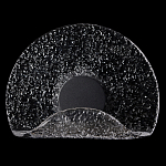 Бра из текстурированного прозрачного стекла с изогнутым краем Textured Glass  варинант исполнения - 7 | Loft Concept в Перми