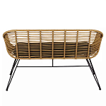 Кушетка плетеная из ротанга Wicker Сouch варинант исполнения - 2 | Loft Concept в Перми