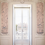 Обои ручная роспись Earlham Almost Mauve варинант исполнения - 3 | Loft Concept в Перми