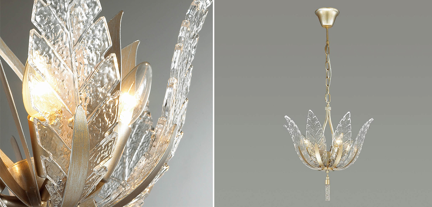 Люстра Glass Petals Chandelier 36 Люстра Glass Petals Chandelier 36 - Loft-Concept в Перми