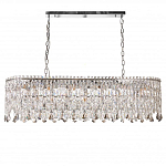 Люстра овальная с хрустальными подвесками Roul Crystal Light варинант исполнения - 6 | Loft Concept в Перми
