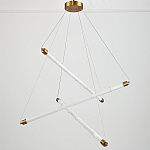 Светодиодная люстра Trumpet Tube Brass  варинант исполнения - 4 | Loft Concept в Перми