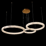 Люстра с 3-мя кольцами из натурального камня Minerals of Light варинант исполнения - 2 | Loft Concept в Перми