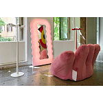 Дизайнерское плюшевое розовое кресло в форме руки Poltronova Joe Plush Taffy Pink Armchair варинант исполнения - 5 | Loft Concept в Перми