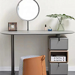 Консоль с зеркалом и  3-мя вращающимися ящиками Eloida варинант исполнения - 3 | Loft Concept в Перми