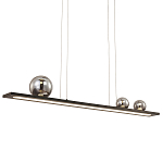 Светодиодная линейная люстра IONA Сhandelier black 103 варинант исполнения - 1 | Loft Concept в Перми