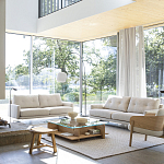 Кресло с каркасом из массива дуба Gallin Chair Boucle варинант исполнения - 8 | Loft Concept в Перми