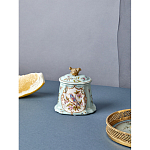 Шкатулка голубого цвета с рисунком и состаренным эффектом Eden Garden варинант исполнения - 7 | Loft Concept в Перми