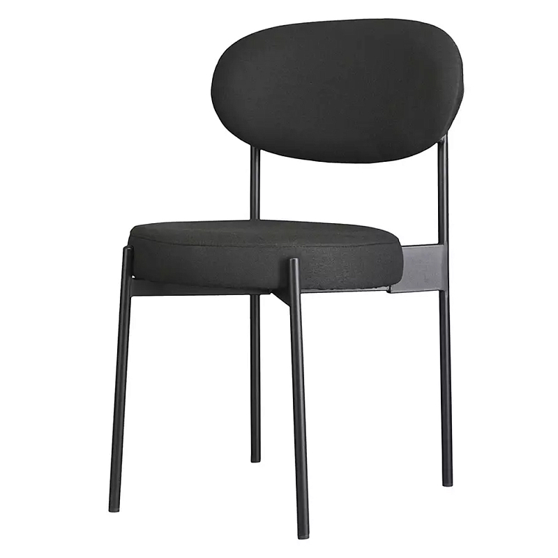 Стул мягкий Alfie Chair черный Черный Стул мягкий Alfie Chair черный Черный в Перми | Loft Concept