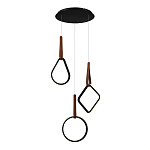 Подвесной светильник с геометрическими источниками света Geometric Architecture of Light варинант исполнения - 1 | Loft Concept в Перми