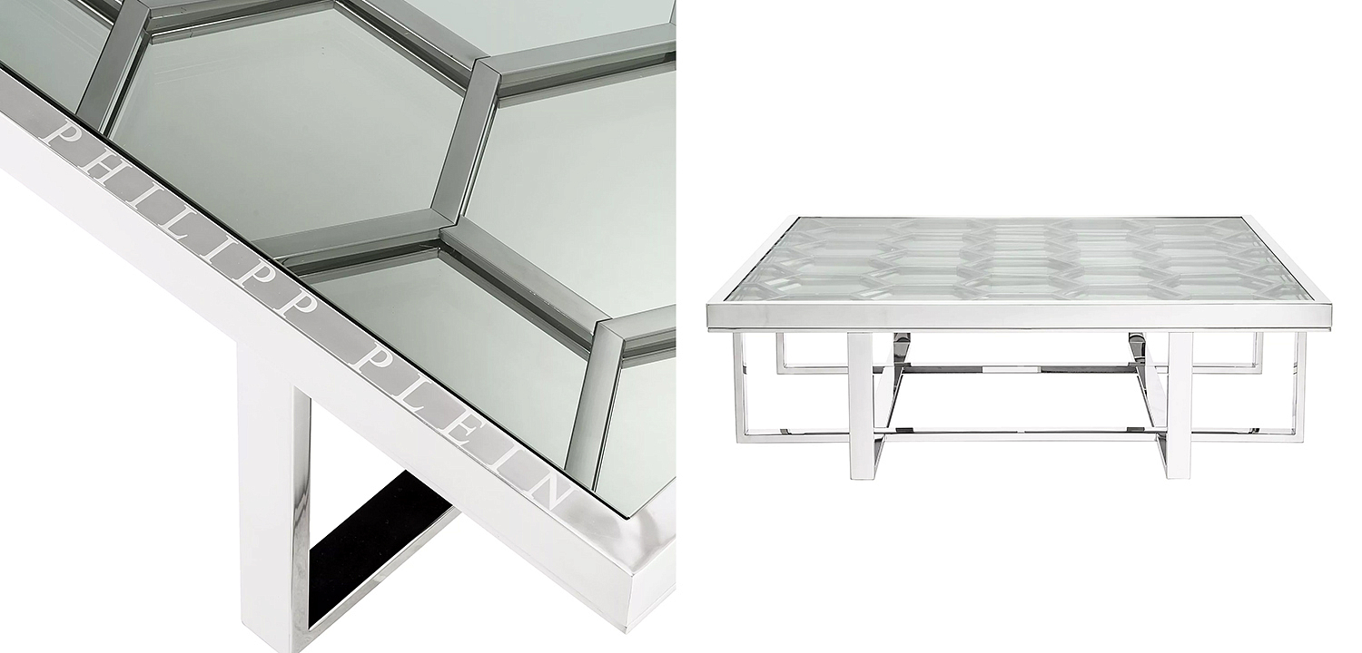 Кофейный стол Philipp Plein Coffee Table Skeleton Chrome Кофейный стол Philipp Plein Coffee Table Skeleton Chrome - Loft-Concept в Перми