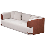 Трехместный диван Richmond с кожаной отделкой варинант исполнения - 2 | Loft Concept в Перми