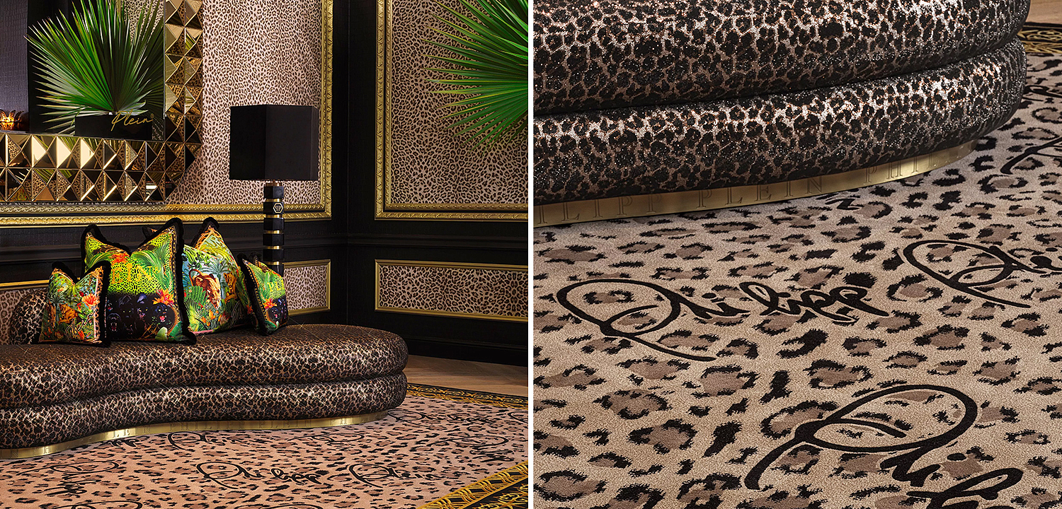 Ковер Philipp Plein Carpet Jungle 300 x 400 cm Коричневый Ковер Philipp Plein Carpet Jungle 300 x 400 cm Коричневый - Loft-Concept в Перми
