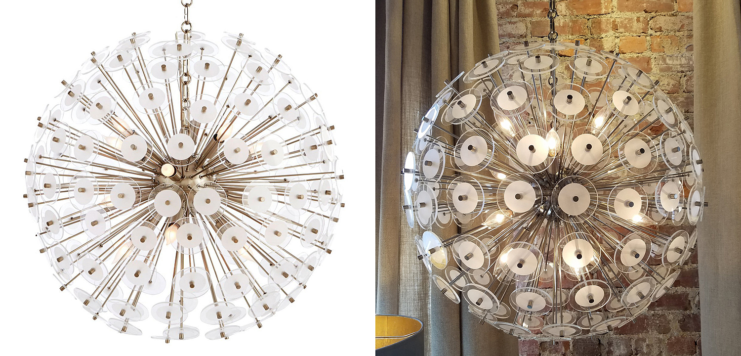 Люстра White Disco Glass Sputnik Chandelier 56 Люстра White Disco Glass Sputnik Chandelier 56 - Loft-Concept в Перми